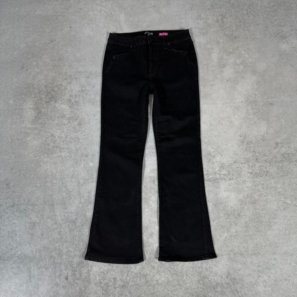 Bootcut High Rise Faith Jeans Black Flare Womens Size 10